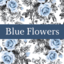 Blue Flowers Cannabis Logo